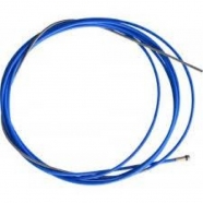 Bicha Espiral Aço Forrada 0,6/1,0mm - 5 Mts ( Azul )